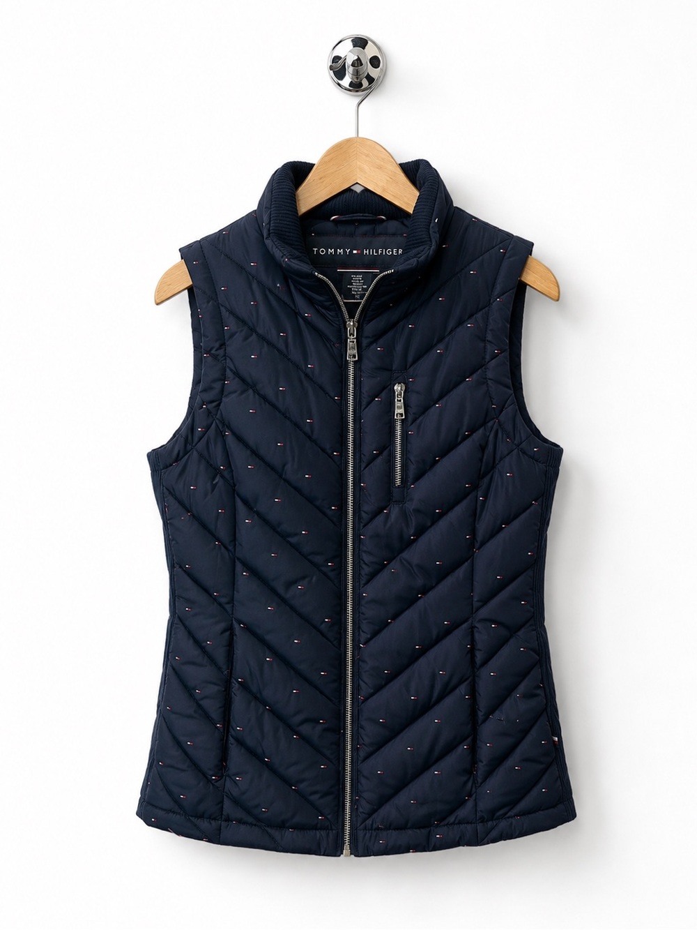 Tommy Hilfiger  Quilted Vest with Subtle Logo Print